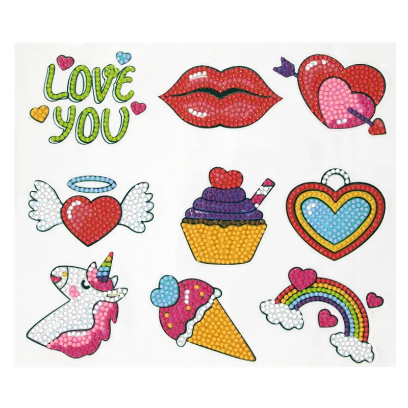 Любовь мини узор 5D алмазов картина наклейки Алмазная мозаика Вышивка крестом из