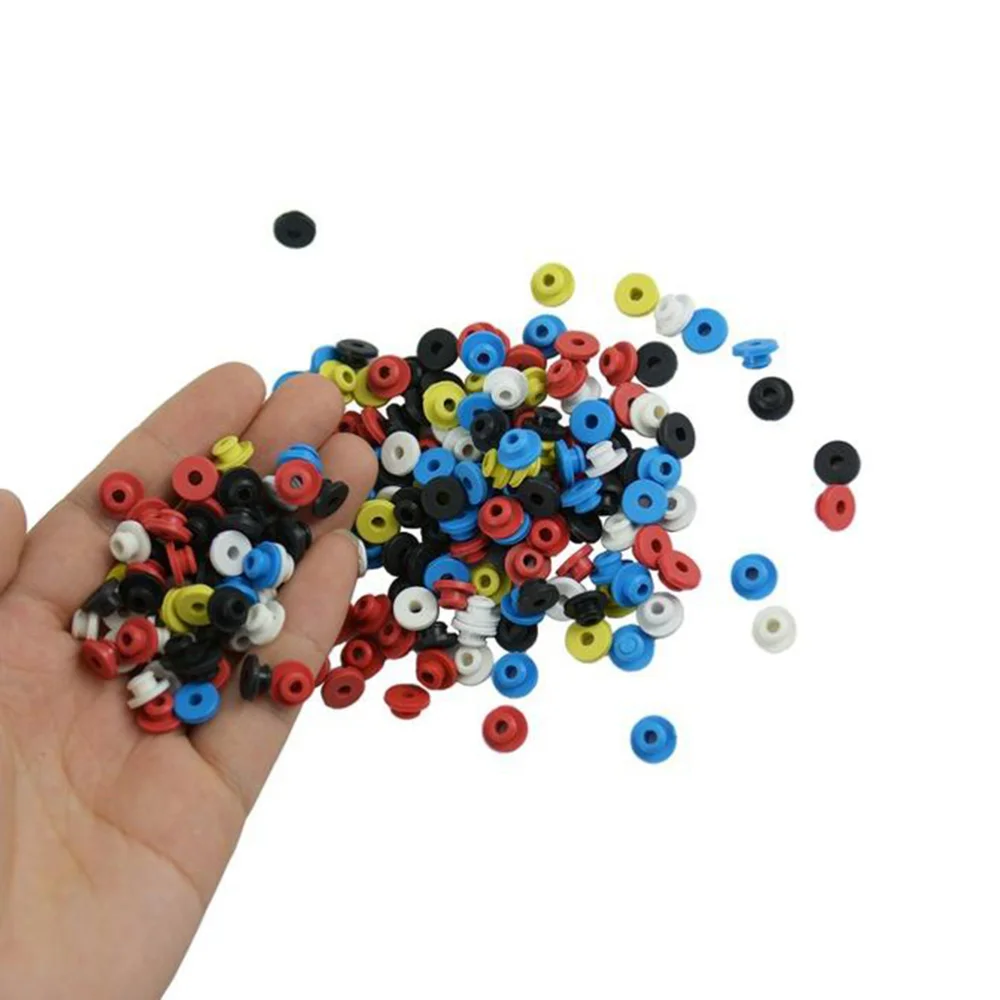 

100pcs Premium Quality Silicone Machine Needle Grommets Nipples