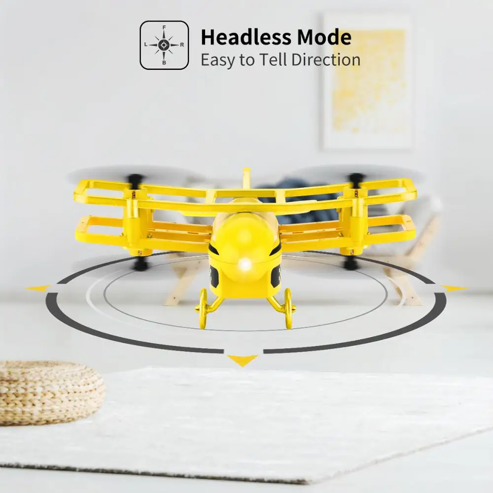 Мини Радиоуправляемый вертолет JJRC H95 Дрон 2 4G 360 градусов рулон планер