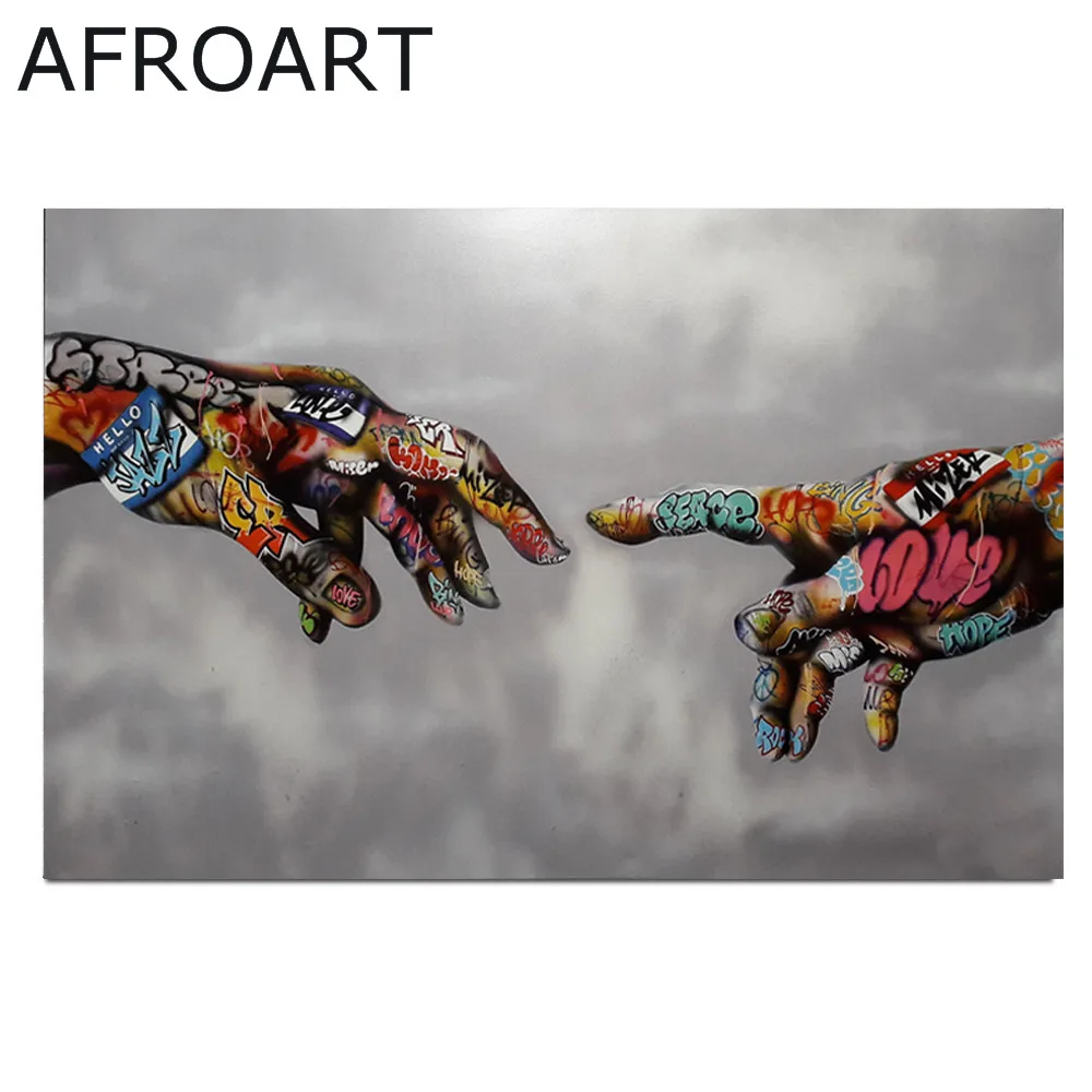 Постер граффити картина в стиле поп арт уличное искусство городское на холсте