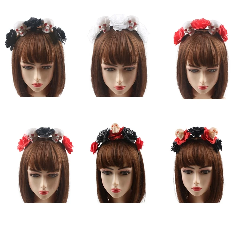 Роза искусственный цветок для Хэллоуина Готический реквизит тематический