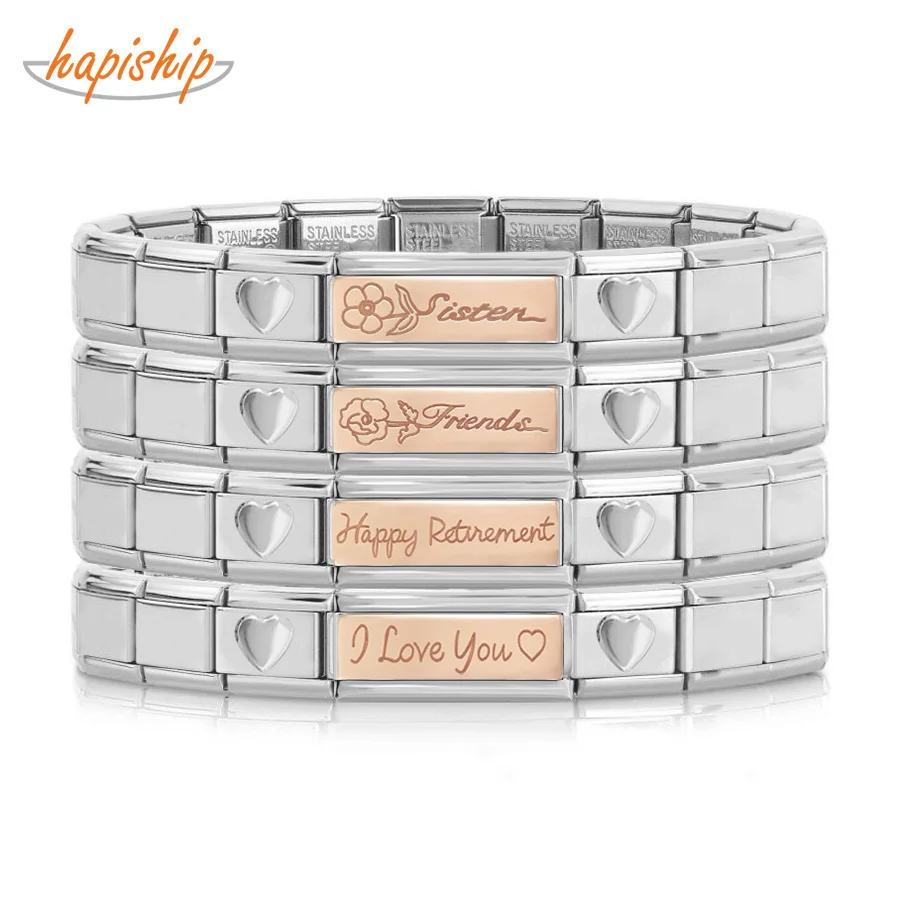 Hapiship Womens Fashion Bracele Marry Me I Love You Friend Mum Granddaughter Wish Gift For Daugther Birthday Jewelry G154