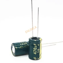 16V 470UF 8*12  high frequency low impedance aluminum electrolytic capacitor 470uf 16v 20%