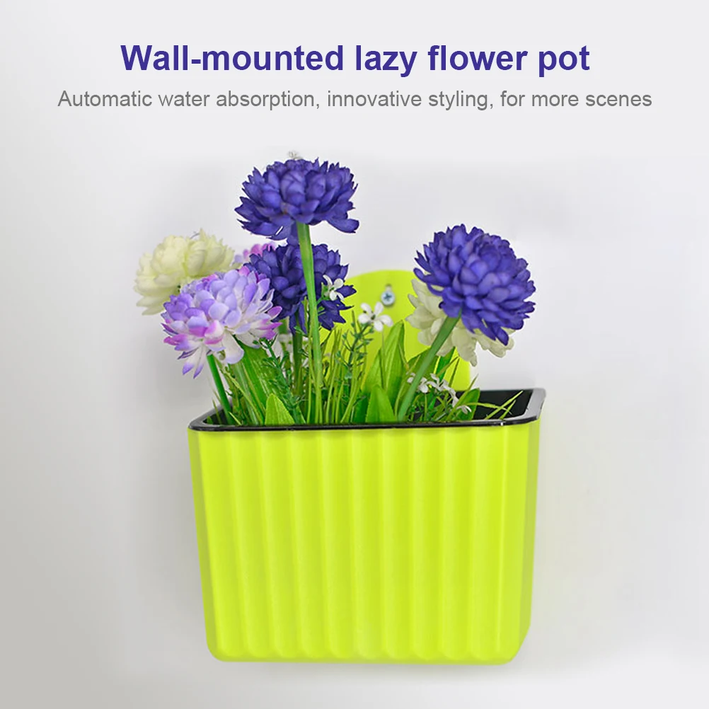 Настенный цветочный горшок настенный пластиковый бонсай для офиса домашнего