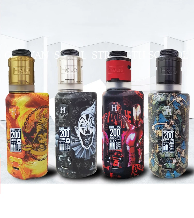 Engeston 200W VW TC Box Mod Vapes Fashion Support Dual 18650 Battery Electronic Cigarette RDA RTA RDTA vs Thor | Электроника