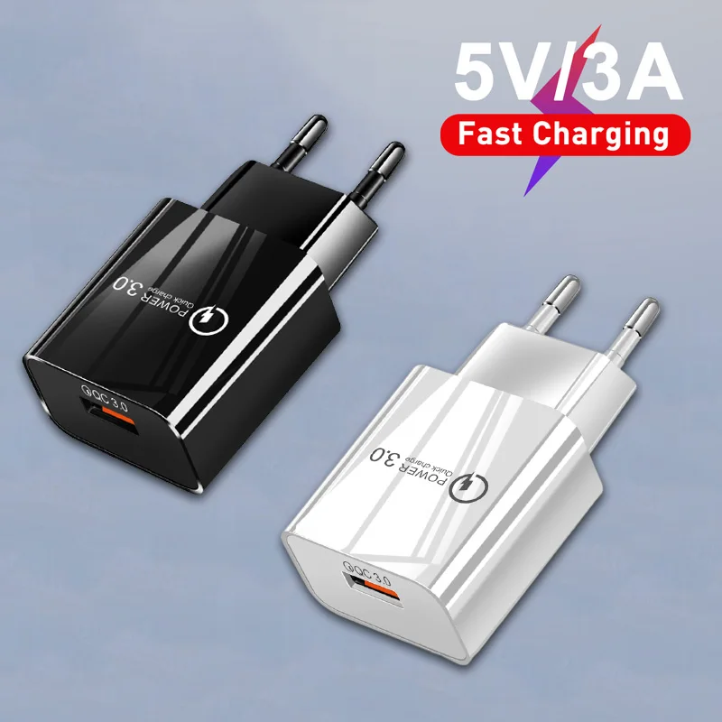 Зарядное устройство USB Type-C 18 Вт 3 А для Samsung S20 Ultra S10 S9 S8 Plus A21S A31 A11 A41 | Мобильные