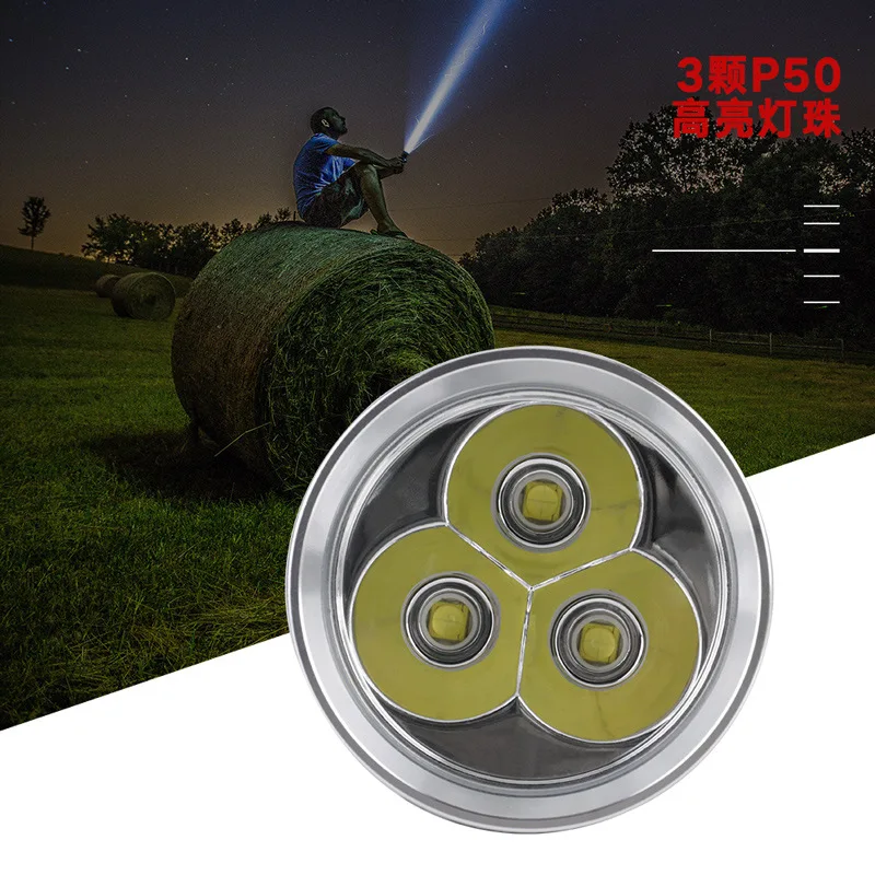 

Ultra Bright 3pcs XHP50.2 4pcs 18650 Battery Super Powerful LED Flashlight USB Rechargeable Lamp 3 Mode Torch Linterna Bulbs
