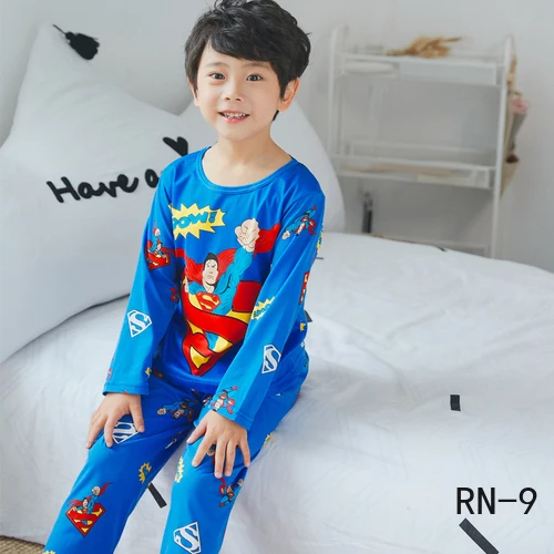 Новинка 2020 года Весенний детский пижамный комплект с длинными рукавами Детский