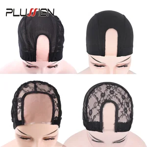 Imported U Part Lace Wig Cap For Making Wigs Mesh Dome Cap Swiss Lace Weave Cap Ventilated Wig Cap Wigs Makin