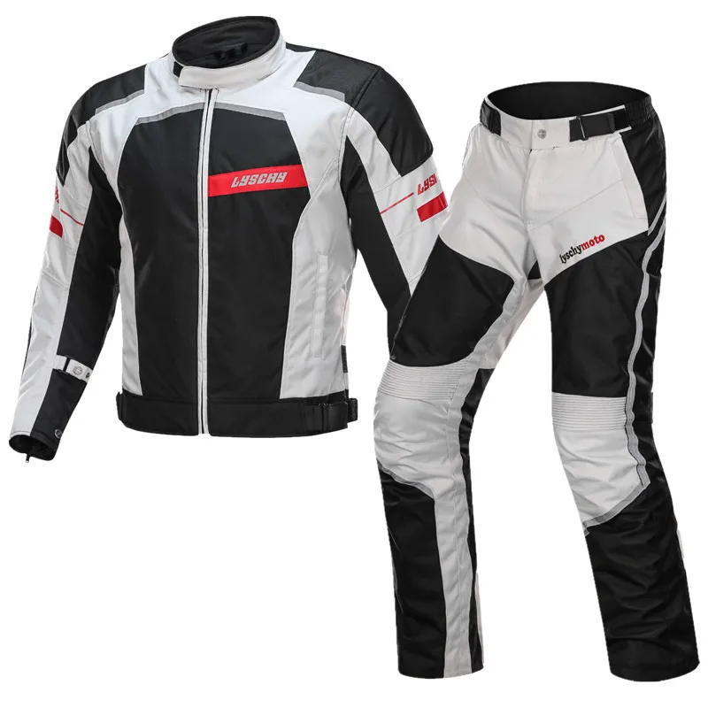 LYSCHY холодная водоонепроницаемая мотоциклетная крутка + брюки Съемный CE