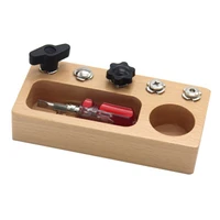 montessori material sensory toys screw bolts multi tool board educational wooden toys for children juguetes montessori screws