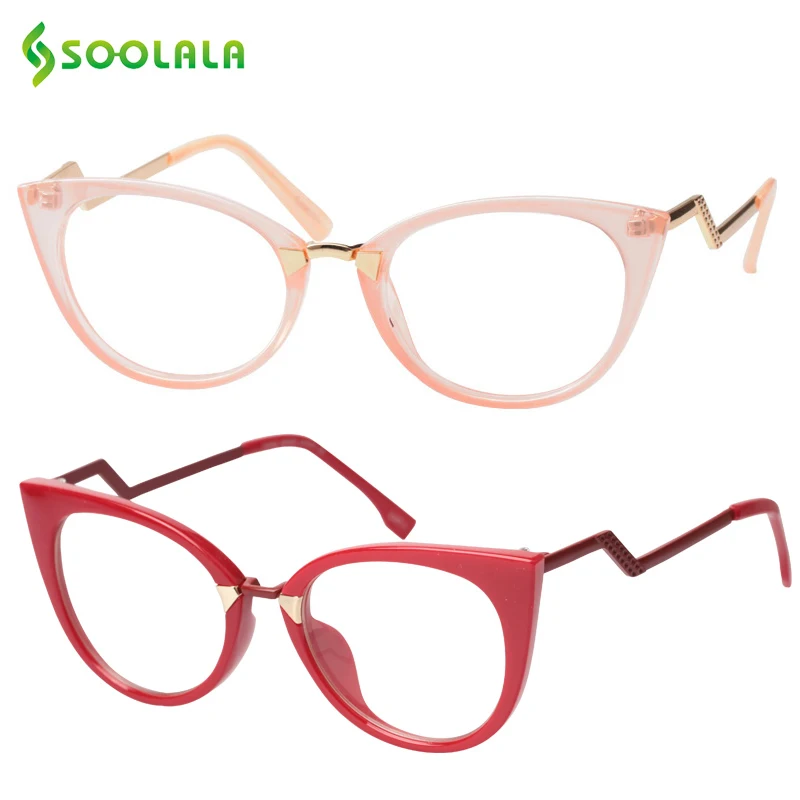 SOOLALA Cateye, мужские и женские очки для чтения, уникальные очки кошачий глаз для дальнозоркости, очки для чтения дальнозоркости+ 0,5 0,75 1,0 до 4,0