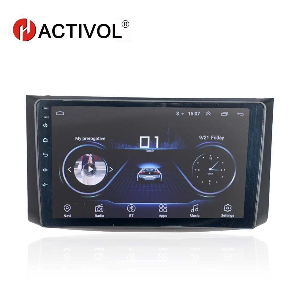 HACTIVOL 9 &quotчетырехъядерный автомобильный радиоприемник для Chevrolet Lova 2006 2010 android 8 1 dvd