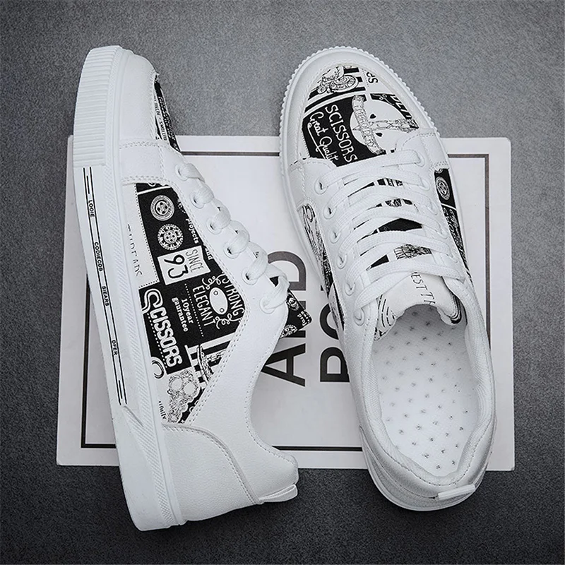 

Fashion Sneakers Men Shoes 2020 Spring Men Casual Shoes Cool Young Man Street Shoes Flat Male Footwear KA2141