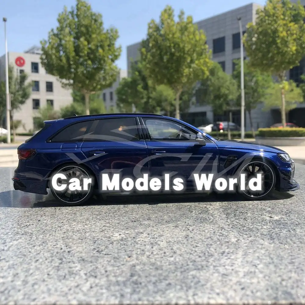 Полимерная модель автомобиля GT Spirit ABT RS4 Avant(синий) 1:18 KJ031+ маленький подарок