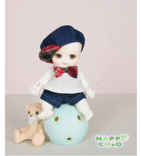 Полный набор высшего качества 1/12 bjd Детская кукла подгузник choo кукла милый младенец лучший подарок манекен детская игрушка