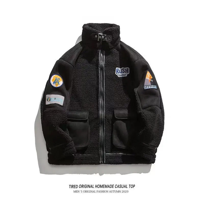 

Winter Men Jacket Japan Style Men Clothing 2020 Fashion Streetwear Windbreaker Bomber Jackets Plus Size Clothes Zip Up Coats