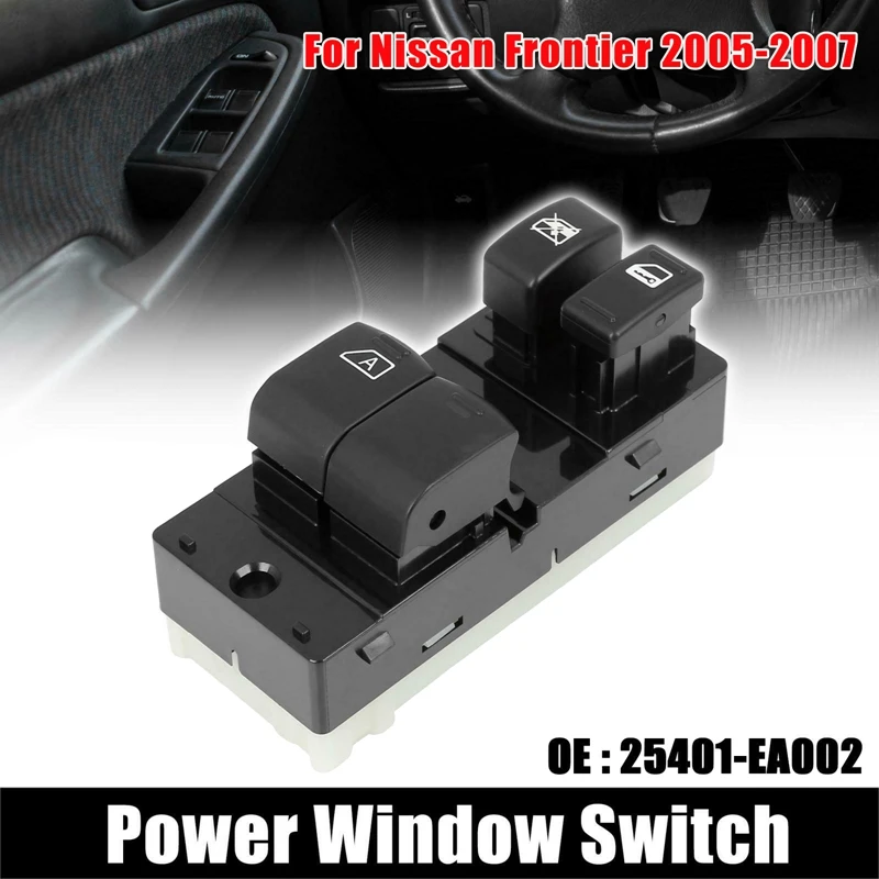 Переключатель управления главным стеклом для Nissan Frontier 2005-2007 (2 двери) передний
