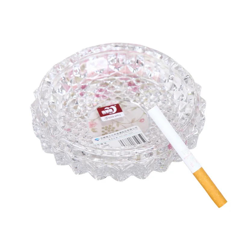 Круглая птичья гнездо стеклянная пепельница Офисная подарок для бойфренда