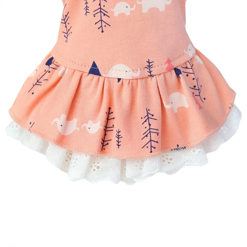 

Fashion Pet Dress Breathable Cotton Princess Style Pet Skirt Cute Puppy Summer Clothing Pet Clothes