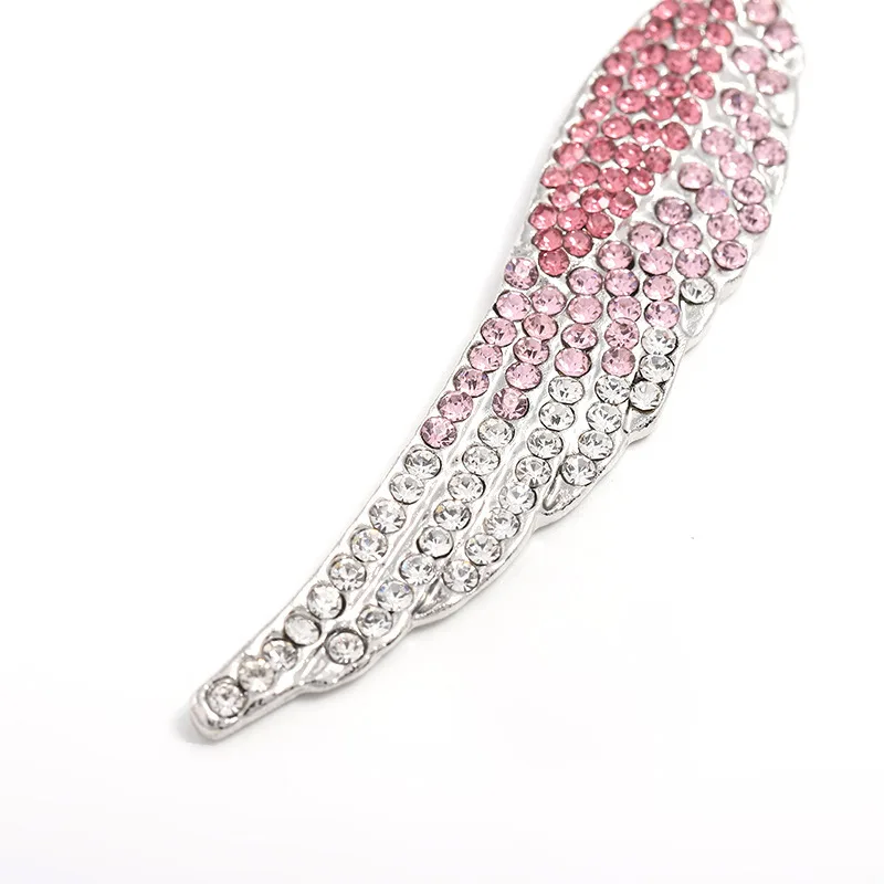 Женские серьги-подвески с ангельскими перьями серьги кристаллами 2022 - купить по