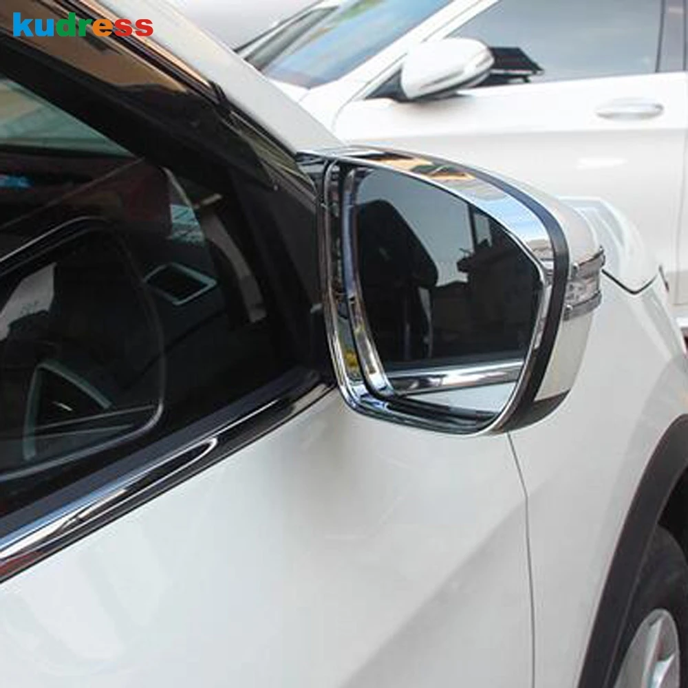 Для Mitsubishi Outlander 2016 2017 2018 2019 2020 хром автомобиля зеркало заднего вида с защитой от