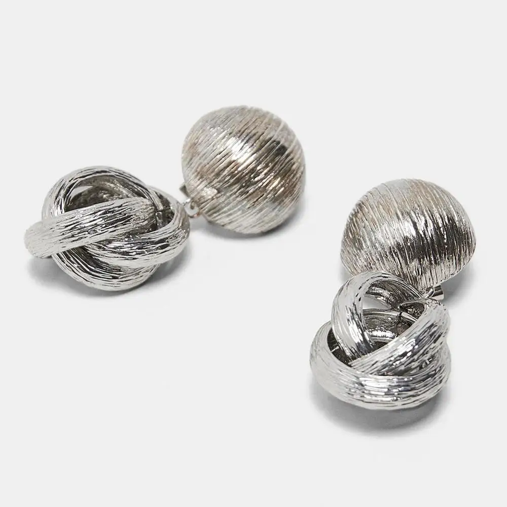 Женские Акриловые Длинные серьги JUST FEEL круглые геометрические капельки в богемном стиле модные украшения