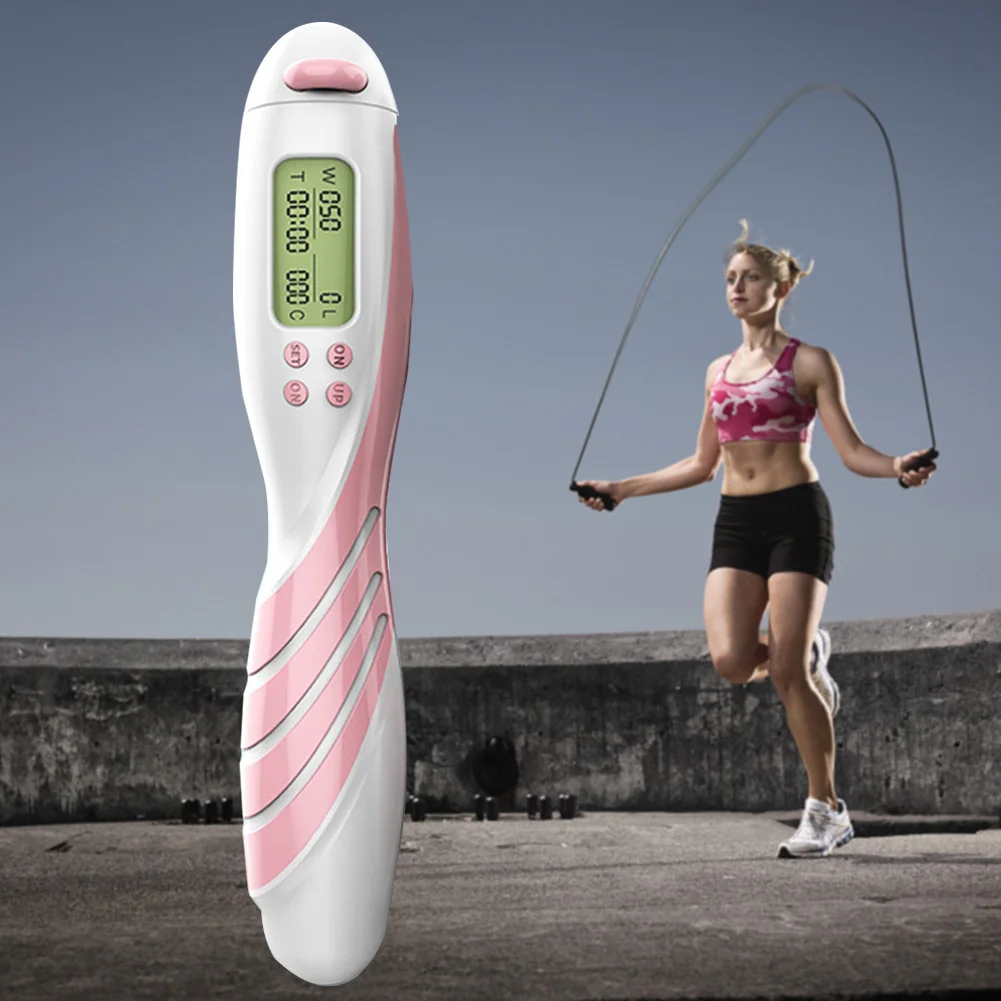 

Jump Rope Weight Setting Digital Counting Adjustable Length Adult Children Calorie Consumption Physical Exercise Speed Training