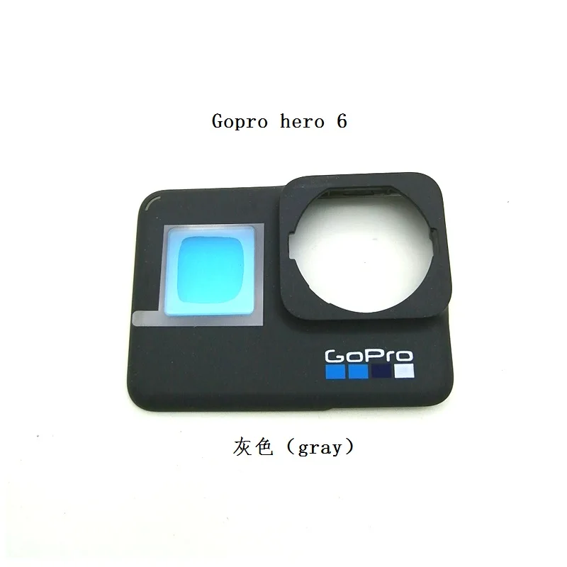 Для GoPro Hero 4 5 6 7 оригинальные аксессуары GoPro камера рамка/передняя дверь/Лицевая панель/стекло с УФ фильтром объектив/крышка батареи сумка - Цвет: Gopro 6 Panel