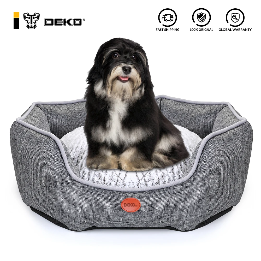 

DEKO Dog Bed Soft Sleeping Sofa Waterproof Cushion Mat for Puppy Cat Cotton Pillow Pet Supplies