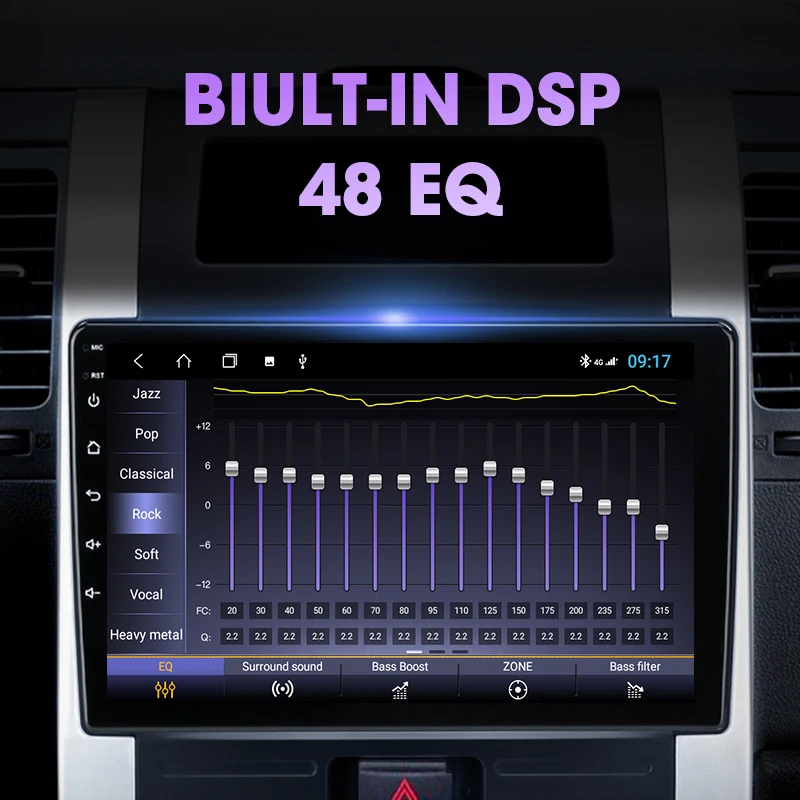 Автомагнитола JMCQ 2 din Android 10 мультимедийный видеоплеер для Nissan X Trail T31 XTrail 2007 2015 4G GPS