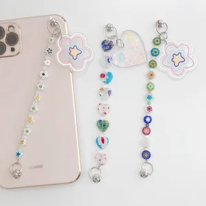 new colored glaze love flower bracelet diy mobile phone shell jewelry accessories cats eye beaded hole shoes accessories free global shipping