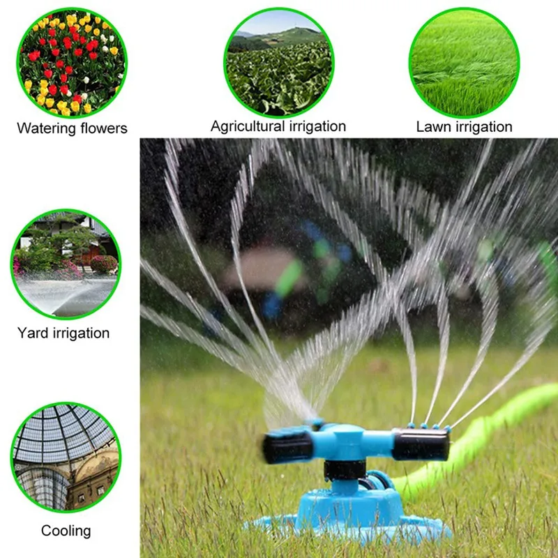 

Garden Sprinklers 360 Degree Rotating Sprinkler Garden Irrigation Tool Lawn Watering Automatic Watering Grass Lawn
