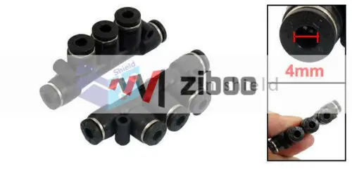 10 шт 1/4BSP резьбы Металлический Пневматический Глушитель на выхлопную