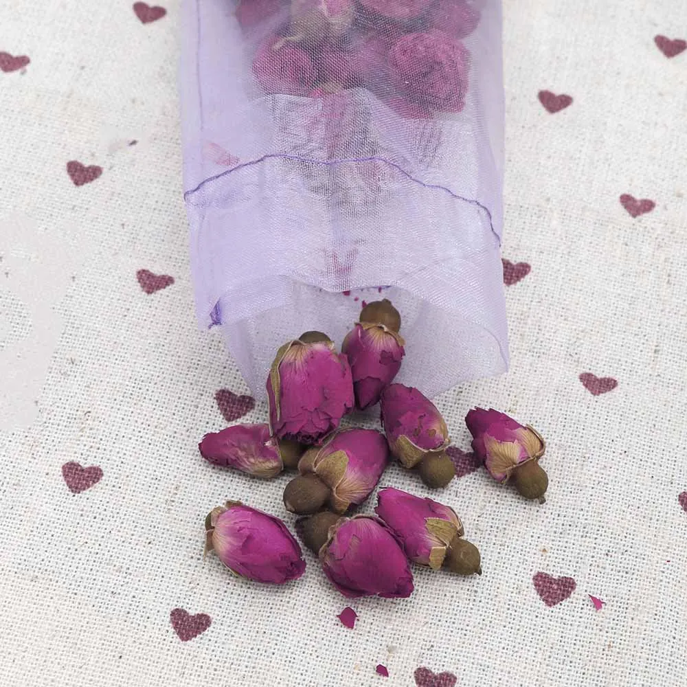 1 сумка натуральный сухой цветок Лаванда бутон Роза жасминовые цветы Саше для