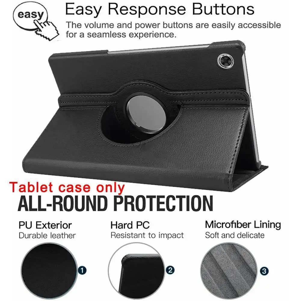 

For Lenovo Tab M10 Plus TB-X606X X606F 10.3"360 Degree Tab Stand Cover FHD Plus For Lenovo Cover Rotating Tablet Case X606 V6B7