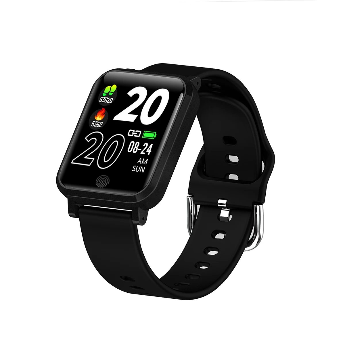 

Смарт-браслет F29 с монитором температуры, 1,3 дюйма, IP67, водонепроницаемые спортивные Смарт-часы, термометр, пульсометр, артериальное давлени...