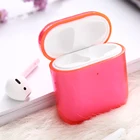 Чехол для наушников Airpods 1 2, Зеленый Белый Оранжевый Красный чехол для наушников Apple Airpods 1 2, противоударный чехол