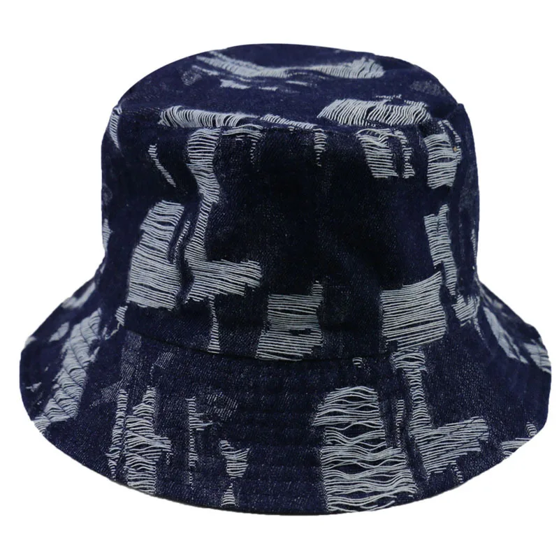 Панама джинсовая для мужчин и женщин повседневная ковбойская рыболовная Кепка