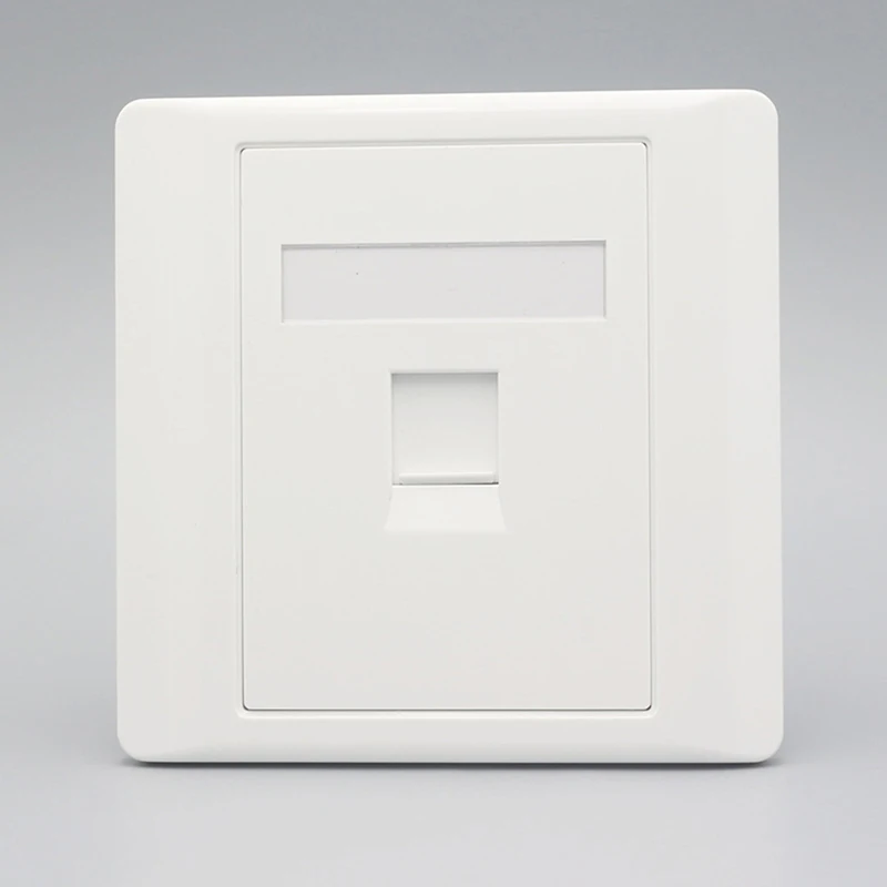 Тип 86 сетевой Ethernet LAN гигабитный RJ45 Cat6 розетка Keystone лицевая панель|Электрические