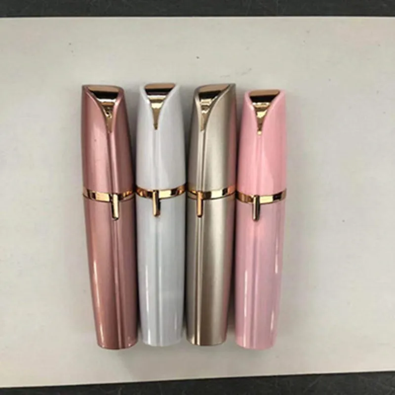 

New Design Mini Portable Electrical Eyebrow Trimmer Shaver Razors Facial Hair Remover Painless Eye Brow Epilator for Women