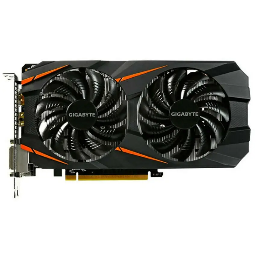 

Б/у GIGABYTE оригинальный GeForce GTX 1060 5G GDDR5 Графика карты gtx1060