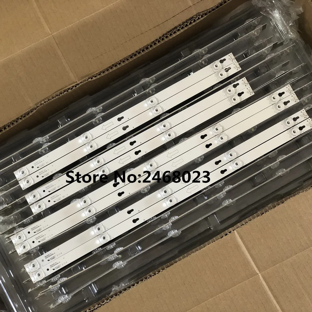 8шт светодиодная лента подсветки для TC L L55P2-UD 55D2900 L55E5800A-UP 55AS5500 D55A620U D55A630U DD55A660U D55A810