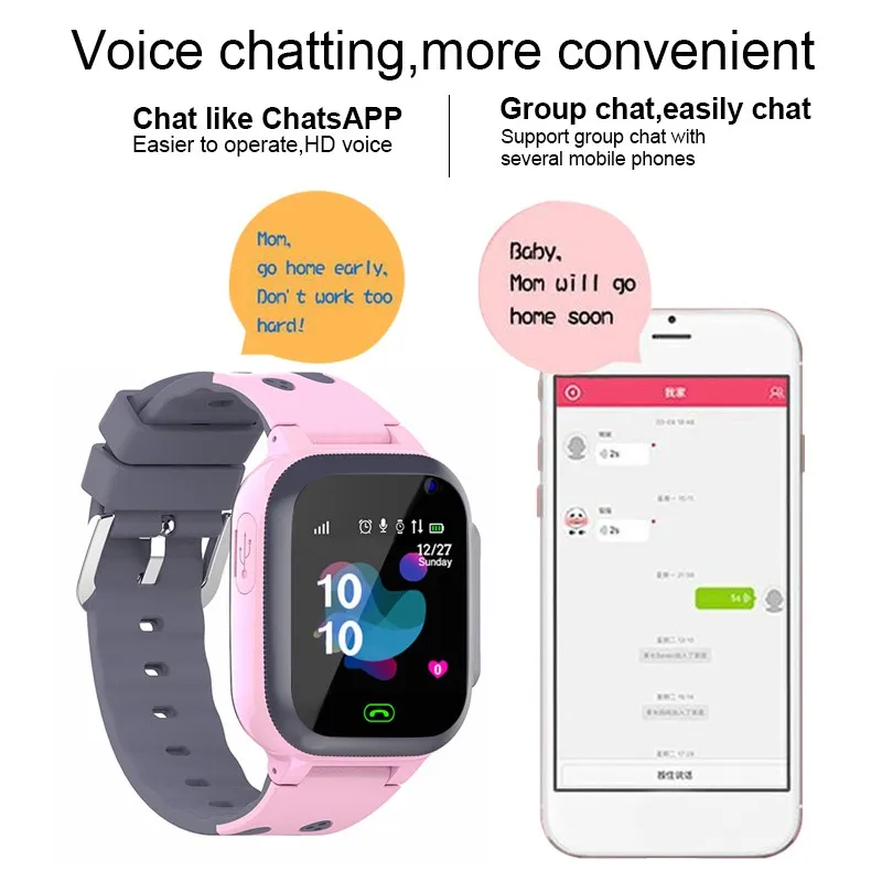 kids watches call Kids Smart Watch for children SOS Waterproof Smartwatch Clock SIM Card Location Tracker child watch boy girls