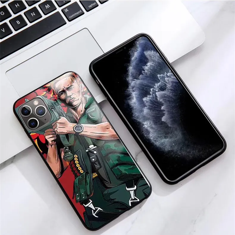 Для iphone 11 Pro Max X XS XSMax XR Schwarzenegger arliel Rocket напечатанное стекло высокой четкости чехол