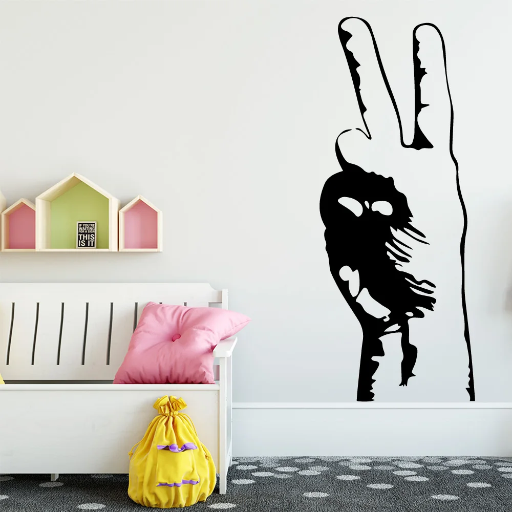 

Modern Hand Wall Sticker Vinyl Art Home Decor For Living Room Company Office Decoration Wall Stickers Stickers Wallpaper