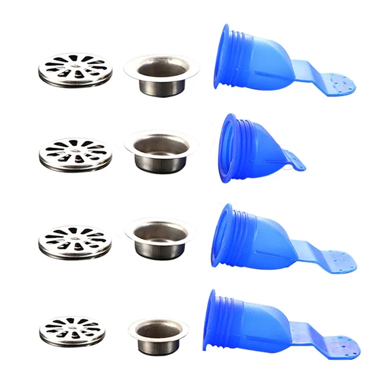 

Silicone Kitchen Strainer Bathroom Pipe Sewer Drainer Anti-odor Pest Control Floor Cover Drain Accessories Round Stainless Steel