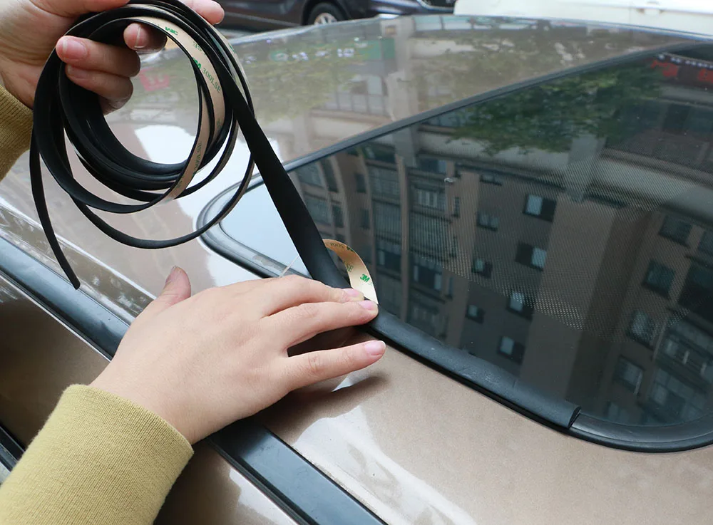 3M Резиновые уплотнительные полоски отделка края уплотнитель Водонепроницаемый для Mitsubishi ASX Outlander Lancer Evolution Pajero Eclipse Grandis