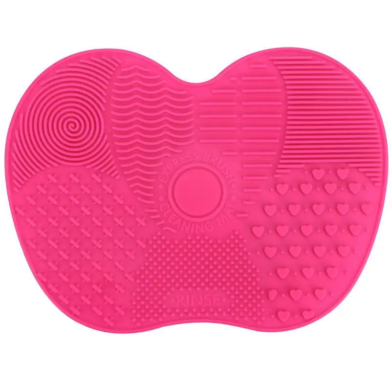 Силиконовая Косметическая щетка коврик для очистки основы кисти макияжа мытья