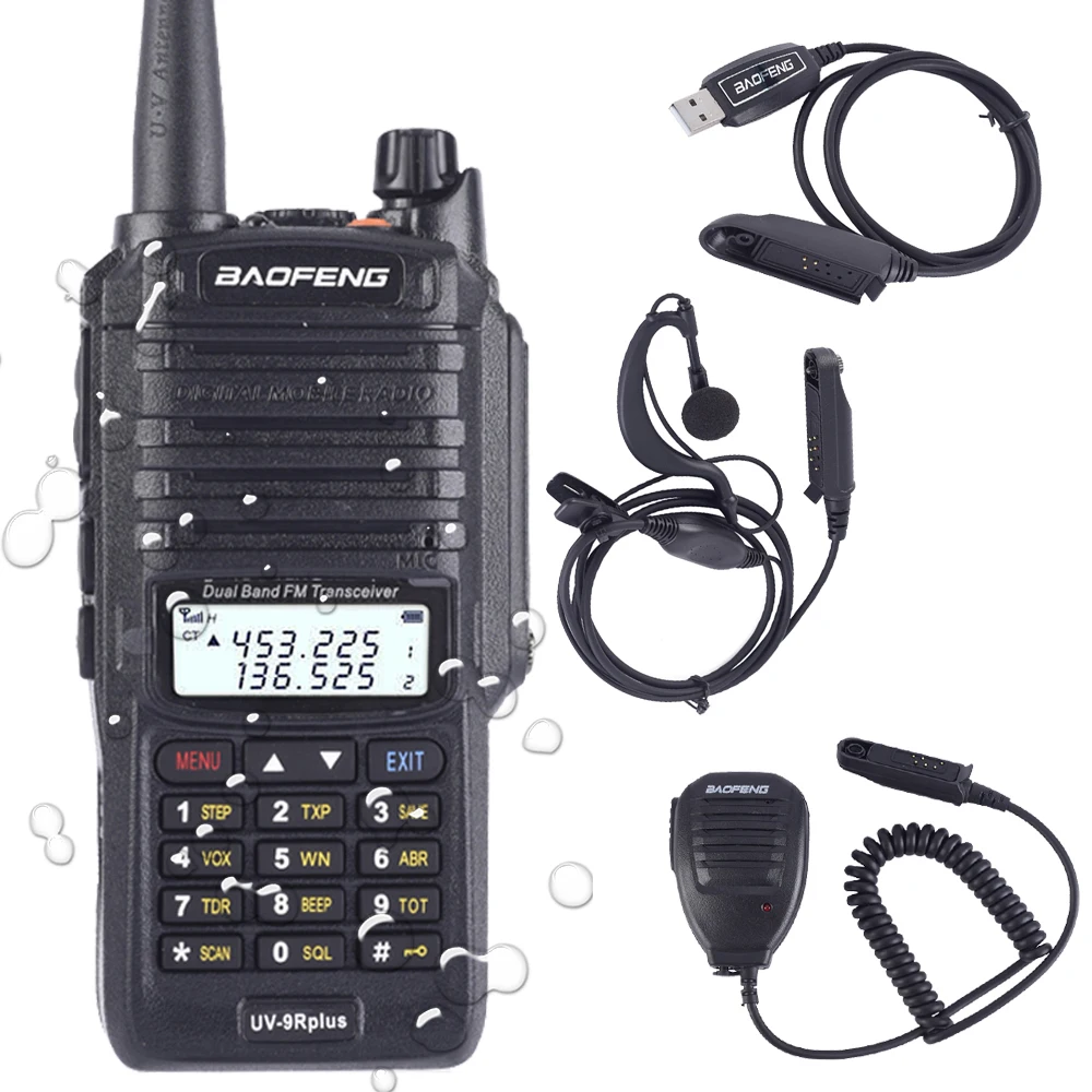Обновленная версия uv9r Baofeng UV 9R plus 5 20 км водонепроницаемая рация двухсторонняя